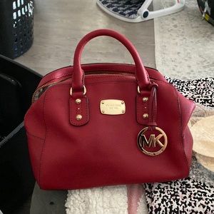 Red MK handbag
